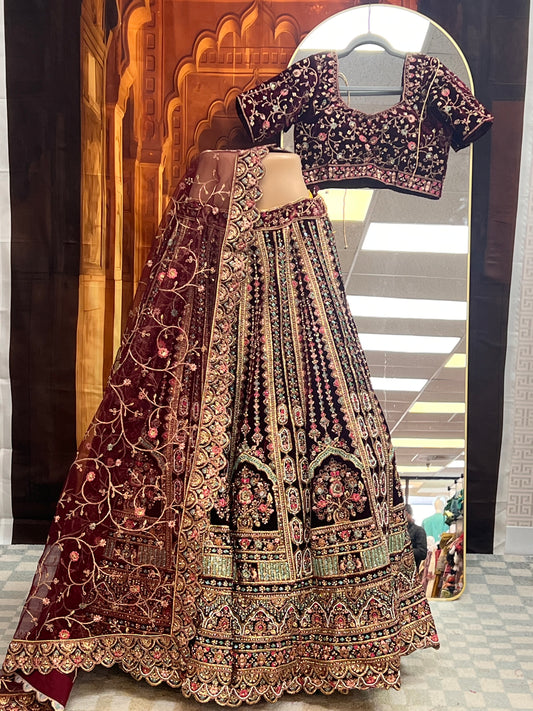 Bridal Lehenga choli set by Kurti Connection USA