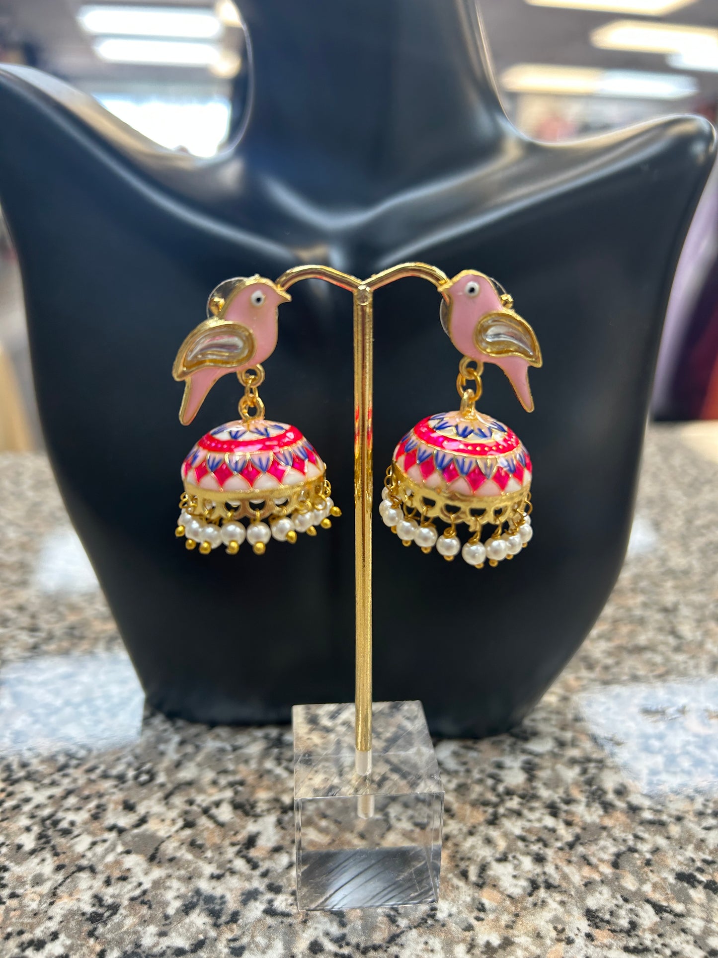Parrot jhumki
