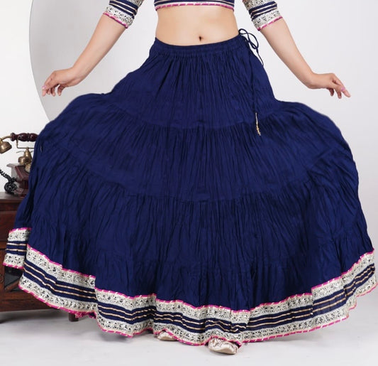 Cotton Lehenga Skirt - Casual Ethnic Wear by Kurti Connection USA