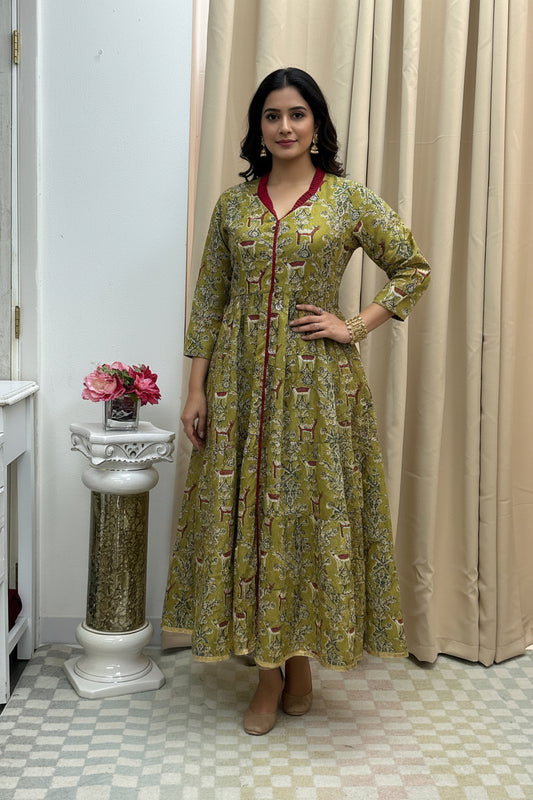 Cotton Anarkali Kurti