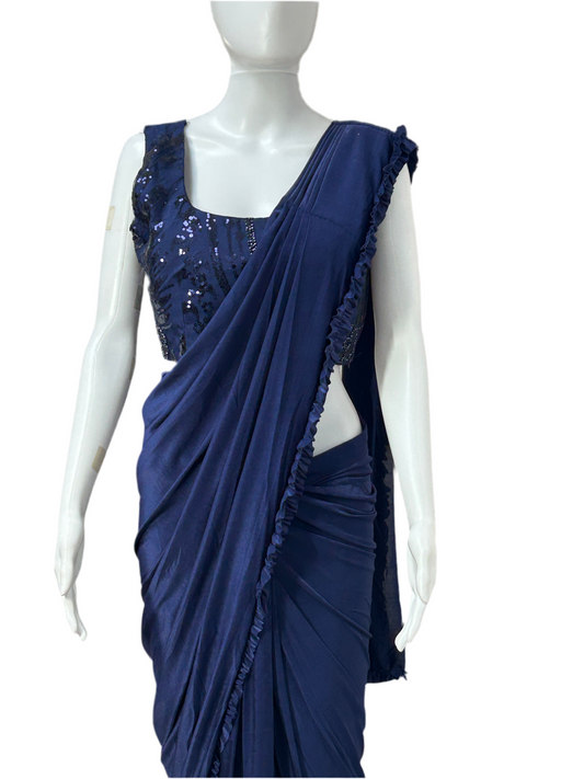 Ready to wear Pre stitched saree by Kurti Connection USA