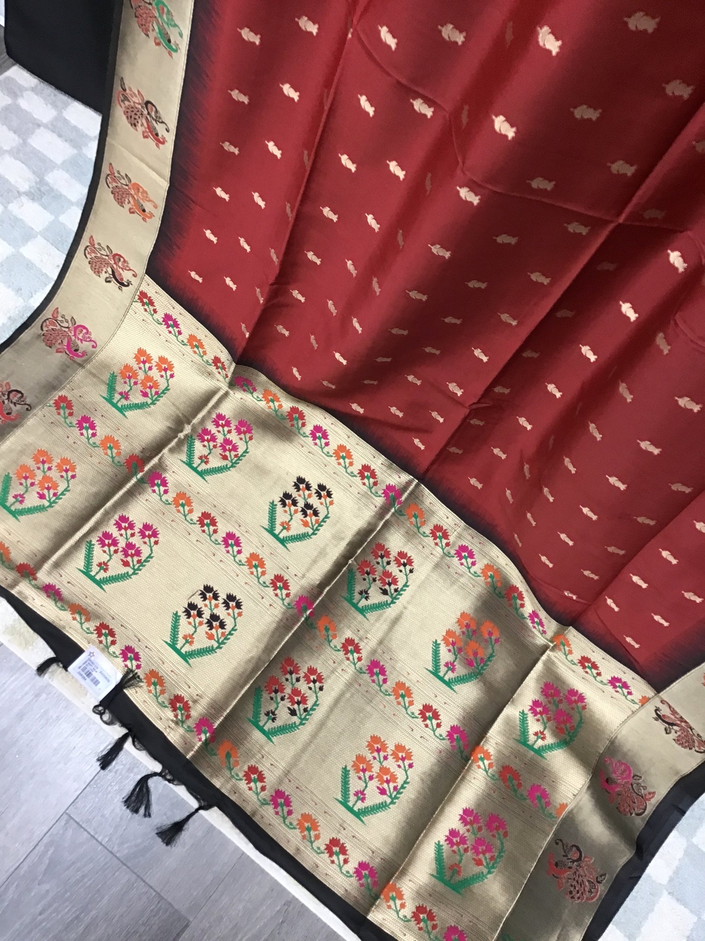 Pure silk saree - Kurti Connection USA
