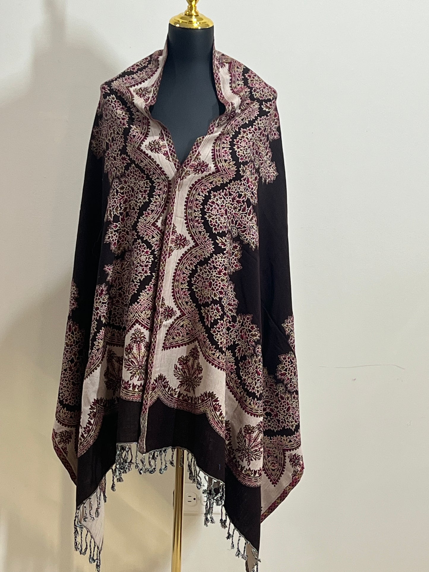 Woolen shawl : stole by Kurti Connection USA