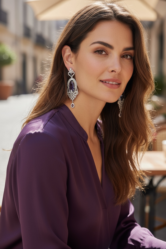 AD earrings by Kurti Connection USA