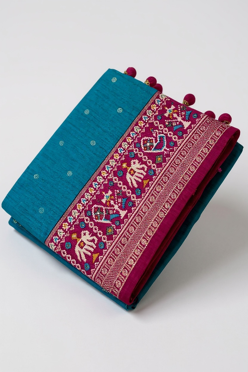 Patola print saree by Kurti Connection USA