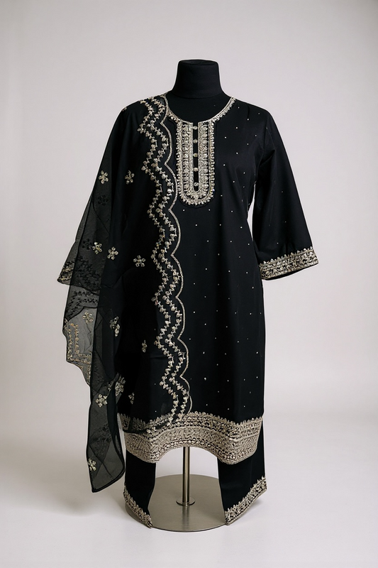 Elegant modal silk Kurti set For Women Tunic By Kurti Connection USA by Kurti Connection USA