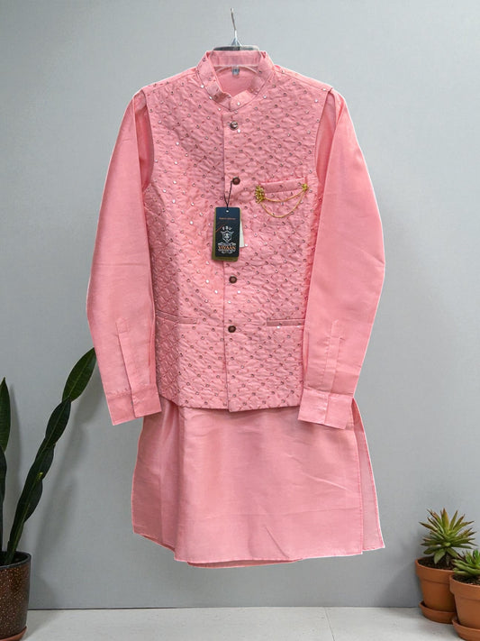 Mirror work Kurta set by Kurti Connection USA