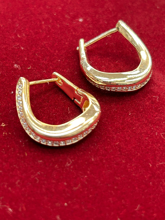 Rose gold earrings | day to day earrings by Kurti Connection USA