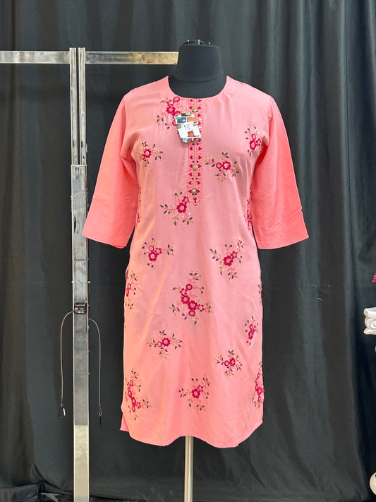 Rayon Kurtis plus size by Kurti Connection USA