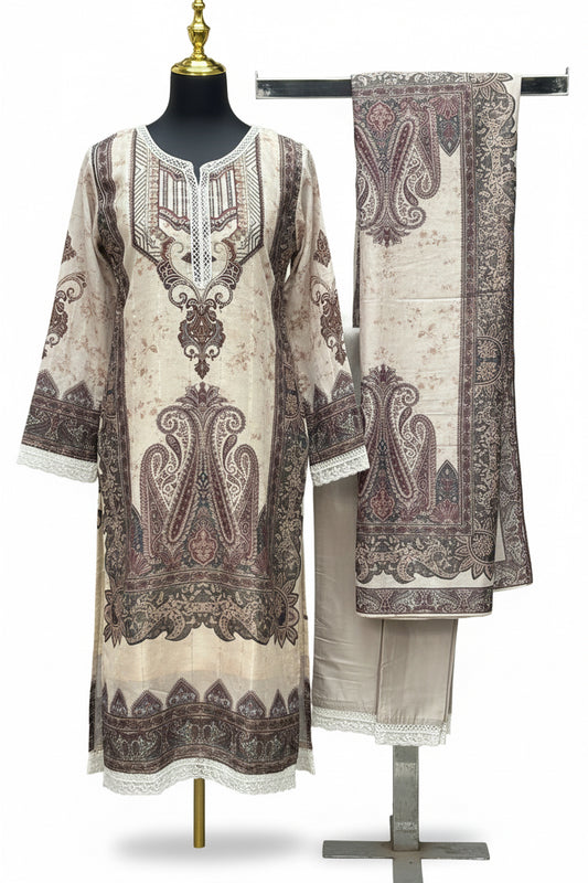 Modal silk kurti pant set by Kurti Connection USA