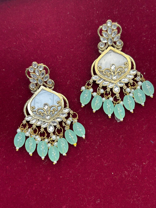 MOP earrings by Kurti Connection USA