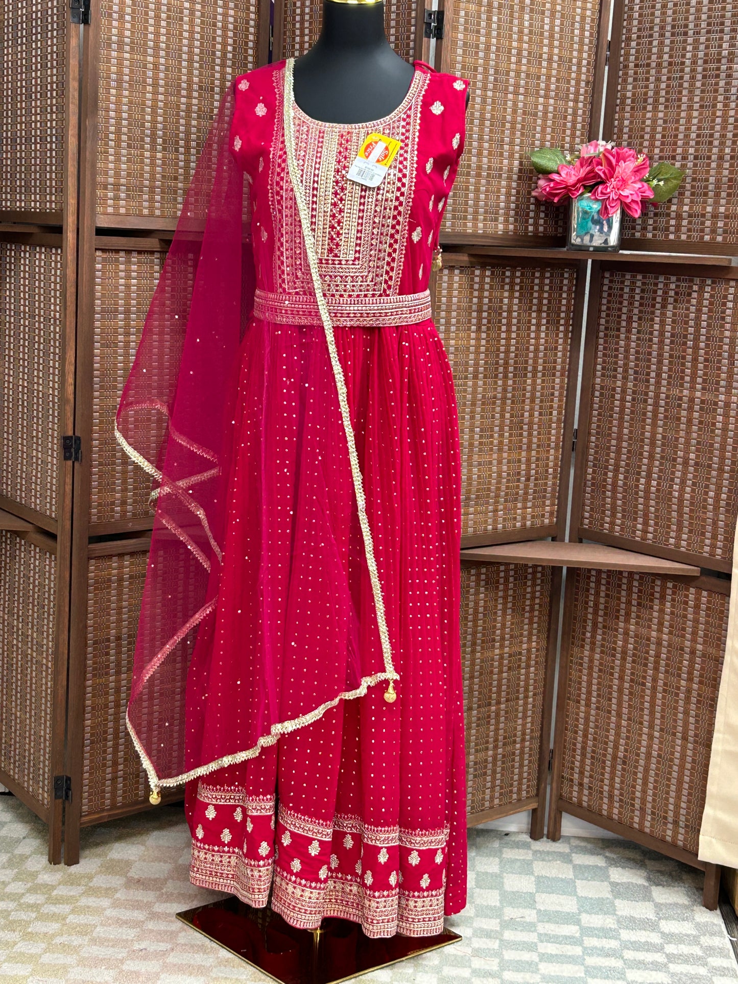 Party wear long dress - Kurti Connection USA