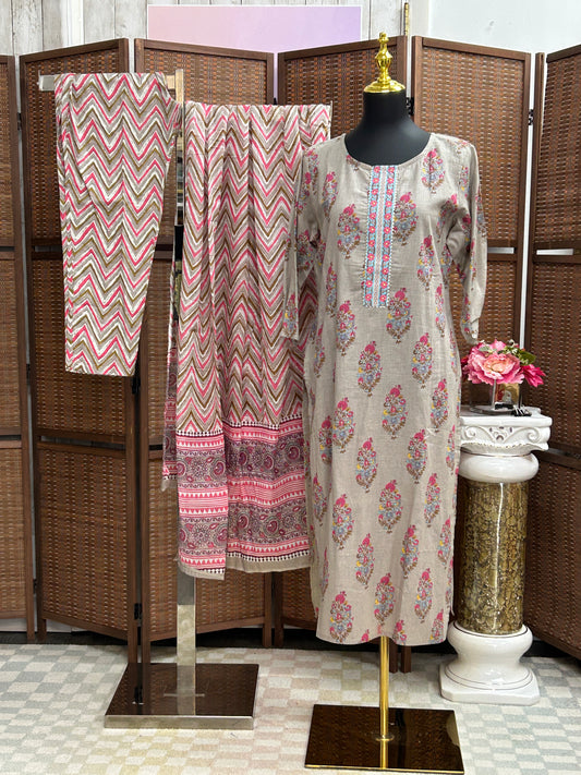 Cotton salwar suit