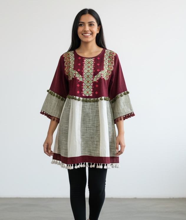 Cotton short kurti top