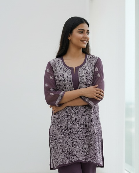 Georgette Chikankari top
