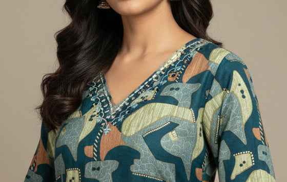 Linen short kurti