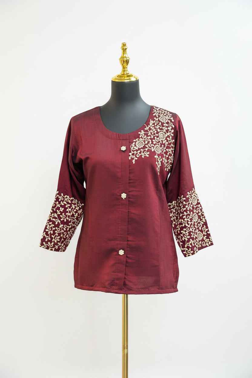 Silk short kurti