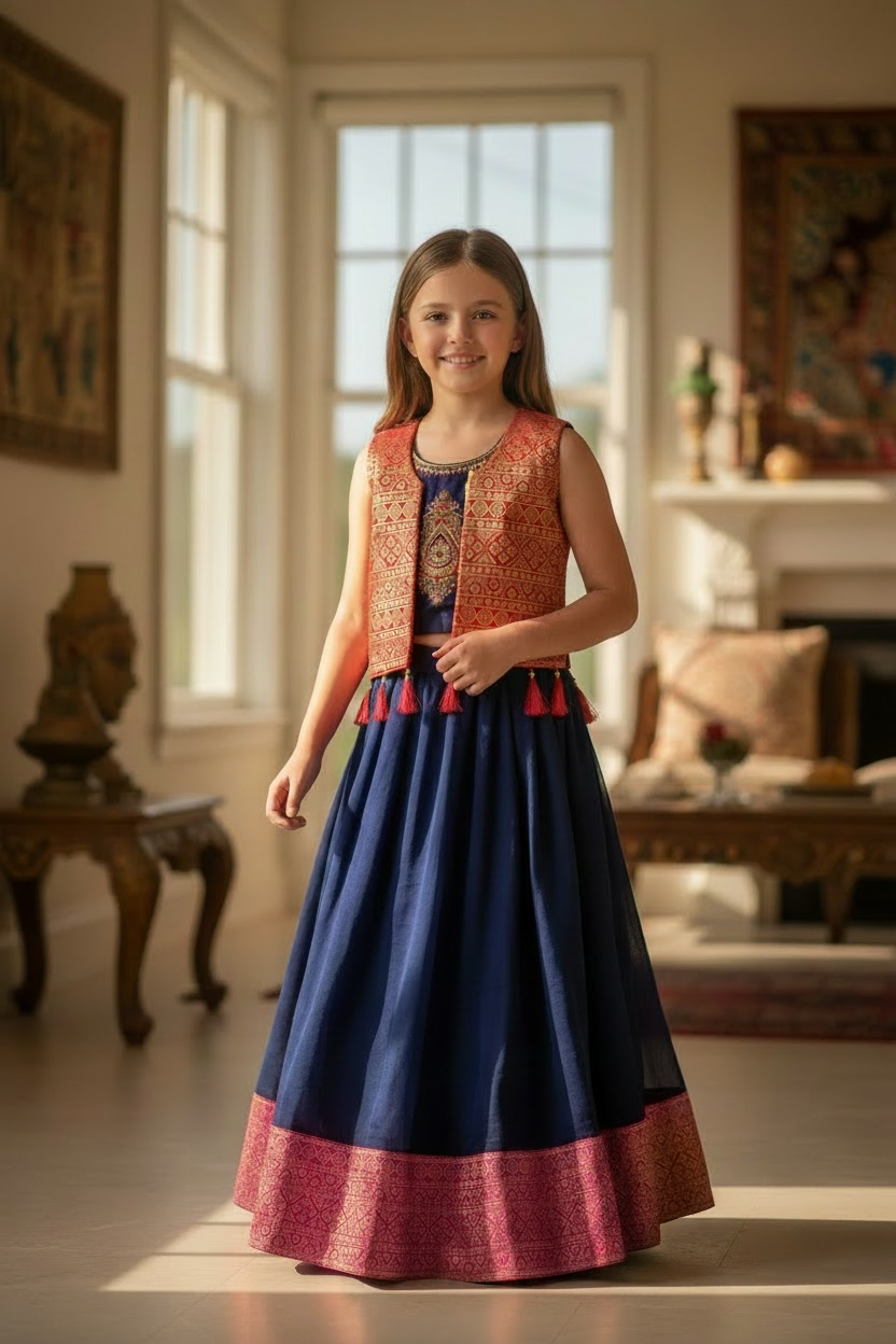 Silk lehenga Choli set