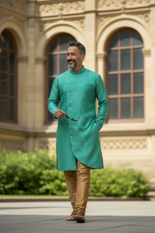 Silk kurta set