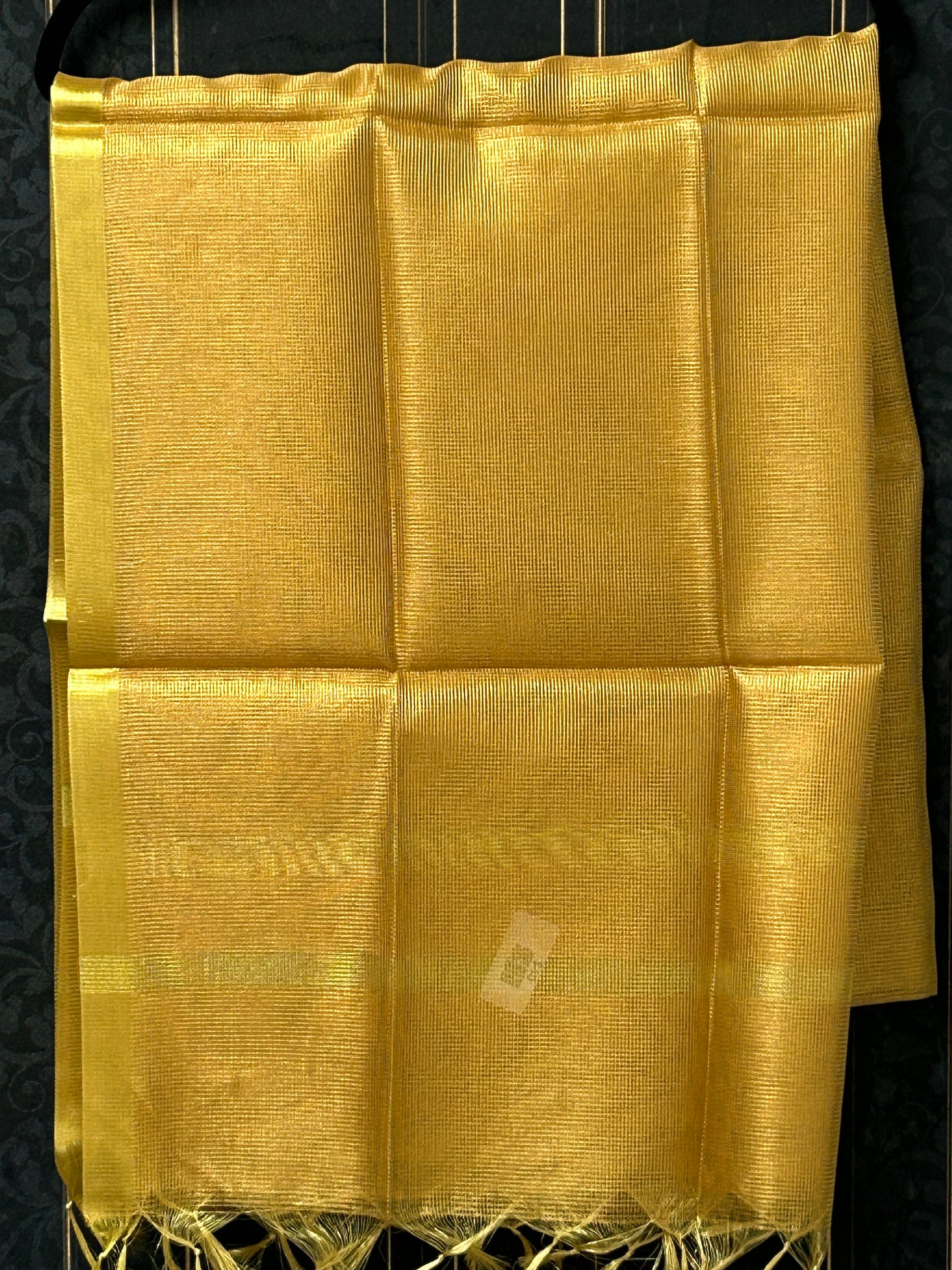 Golden dupatta - Kurti Connection USA