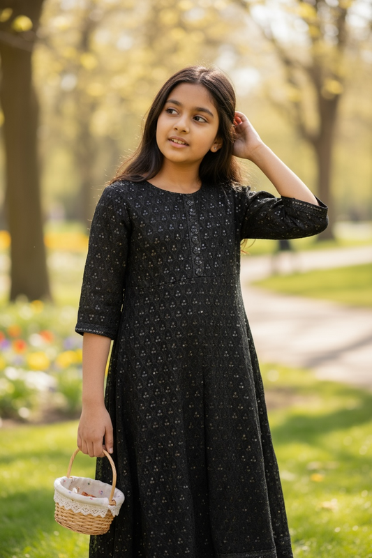 Chikankari kurti for girls by Kurti Connection USA
