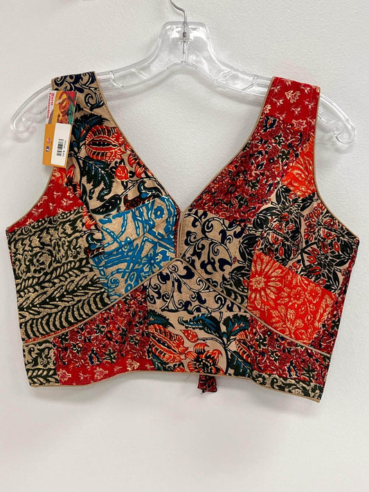 Multi color blouse - Kurti Connection USA