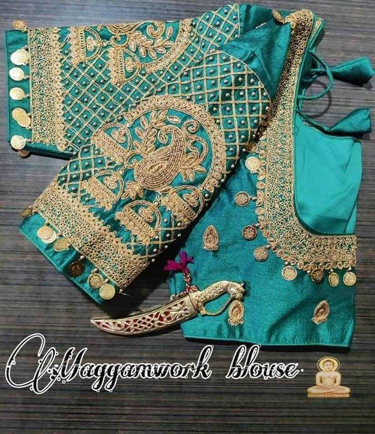 Silk blouses | Maggam work blouse