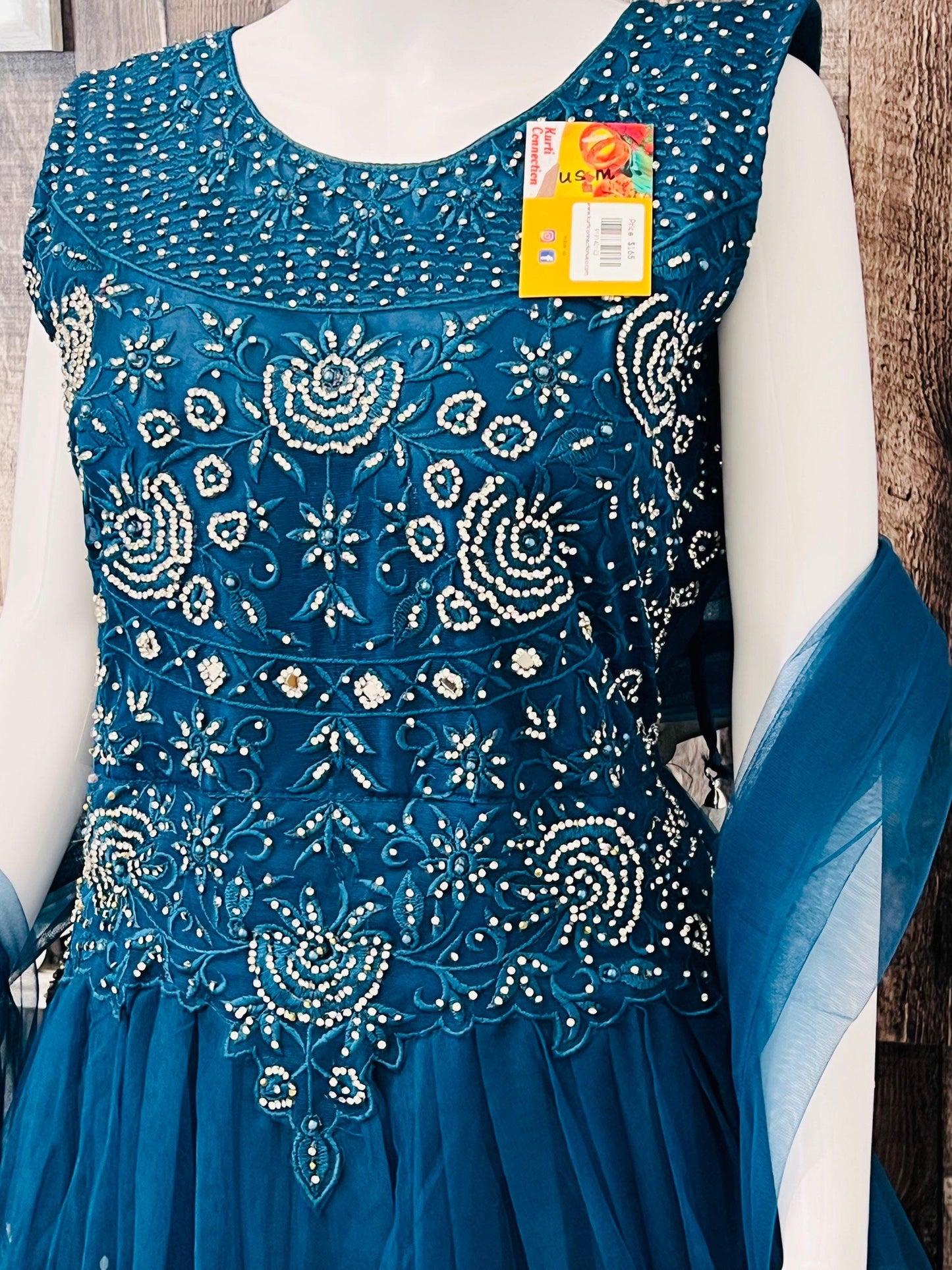 Party wear long dress - Kurti Connection USA