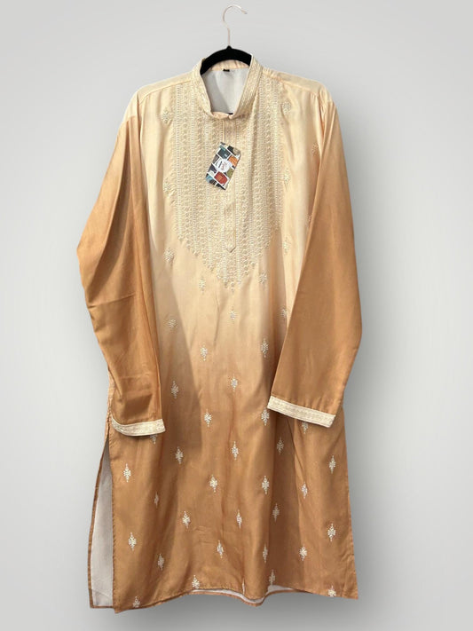 Dual shade Kurta pajama set - Kurti Connection USA