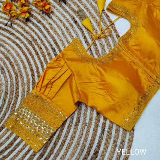 Silk Blouses : Colors available - Kurti Connection USA