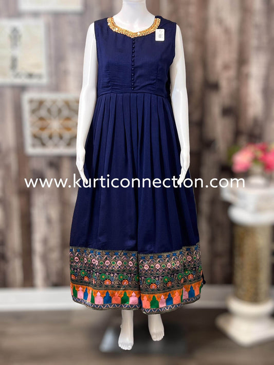 Party wear long kurti - Kurti Connection USA