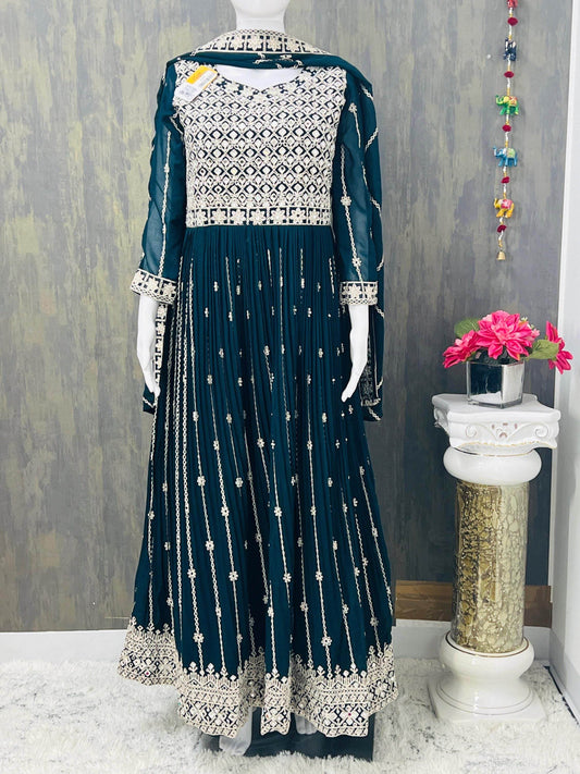 Party wear long kurti - Kurti Connection USA