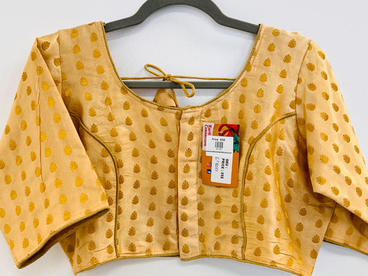 Gold blouse - Kurti Connection USA