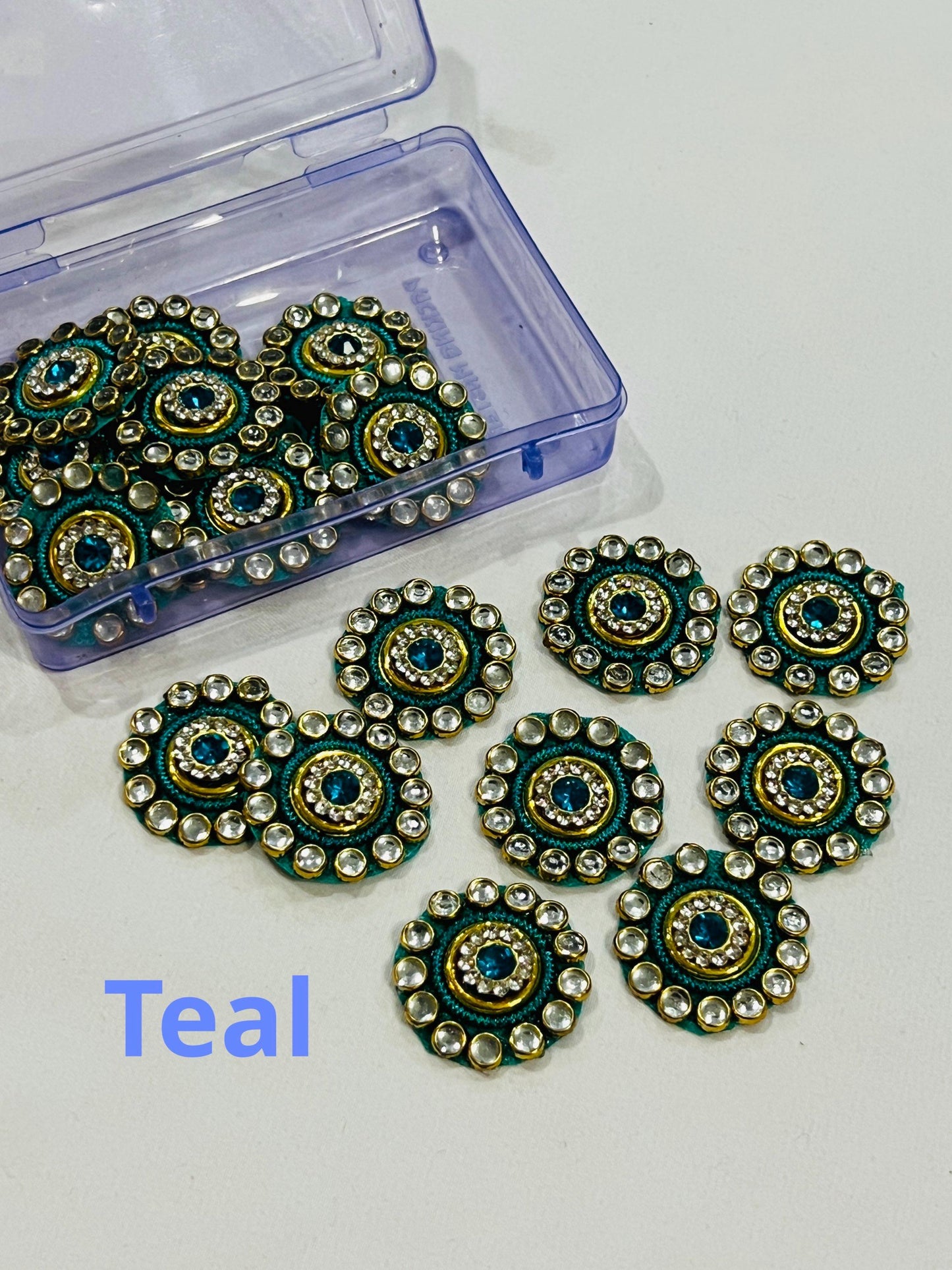 Kundan patches, decorative fabric patches - Kurti Connection USA