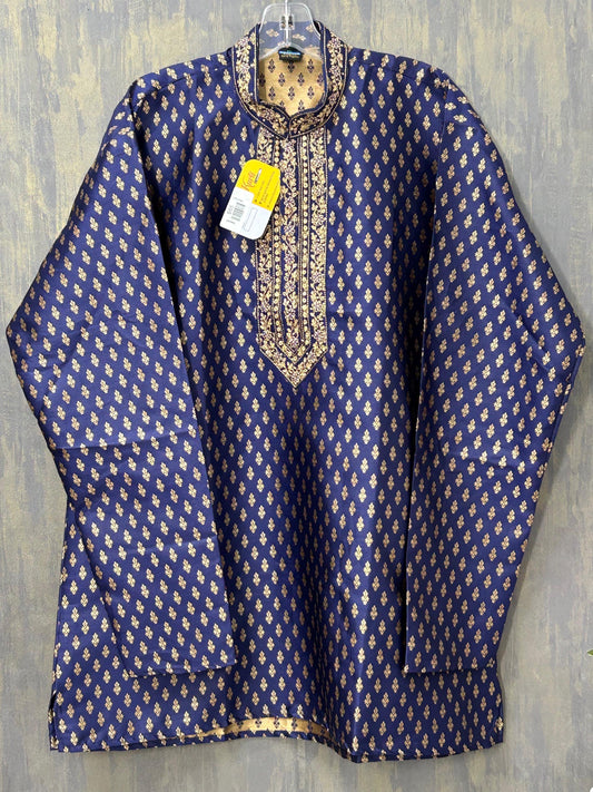 Silk short kurta for men - Kurti Connection USA