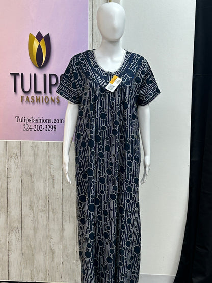 Rayon nighty / Indian night wear by Kurti Connection USA