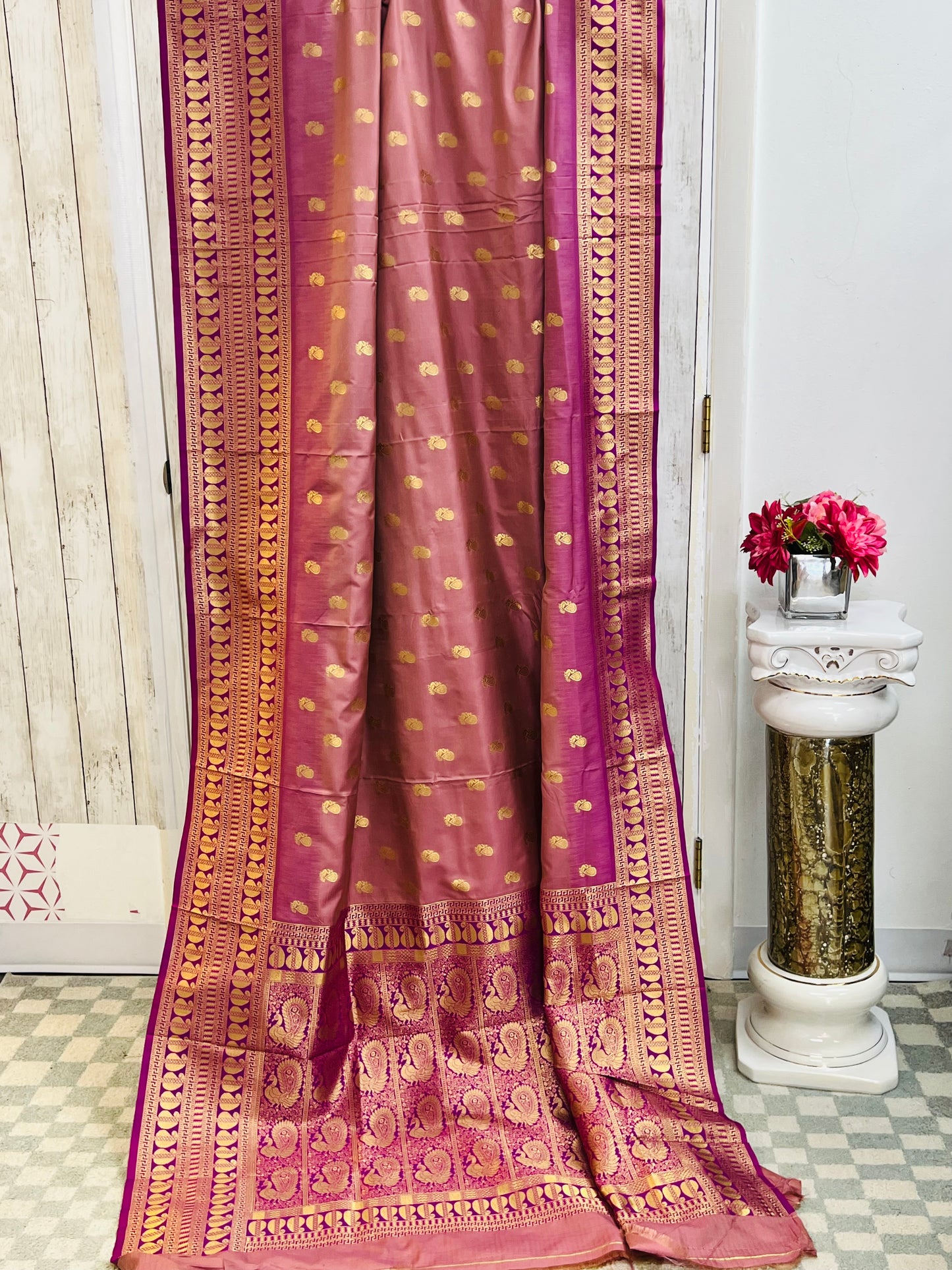 Soft silk saree (vegan silk)