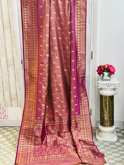 Soft silk saree (vegan silk)