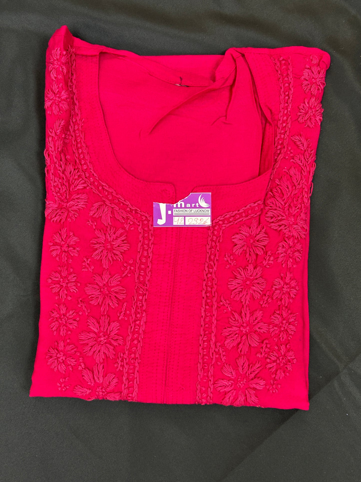 Rayon Chikankari kurti