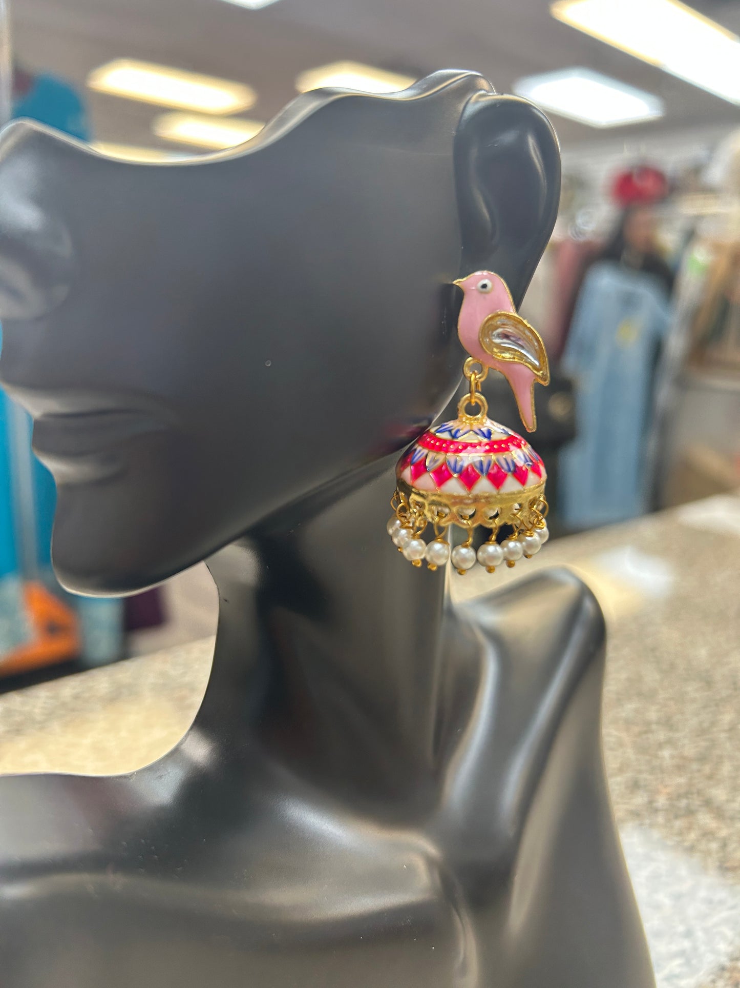 Parrot jhumki