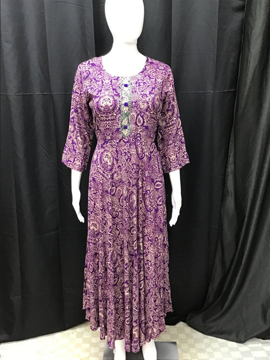Rayon long kurti