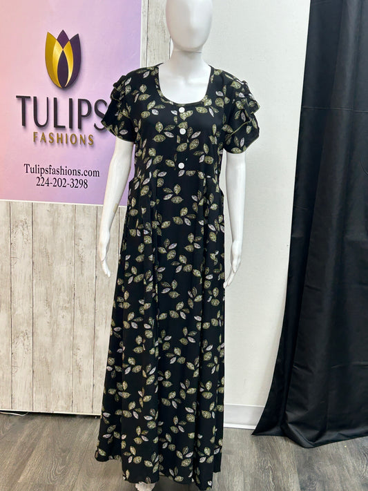 Rayon nighty / Indian nighty by Kurti Connection USA