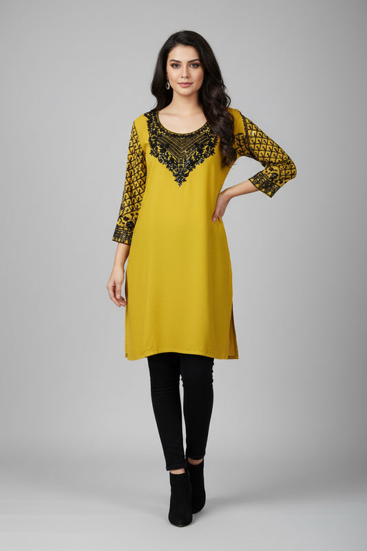 Rayon short Kurti