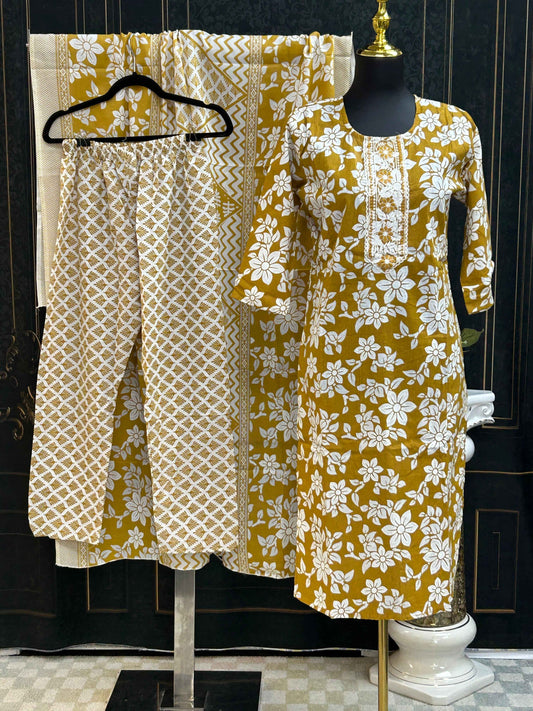 Soft cotton Kurti set