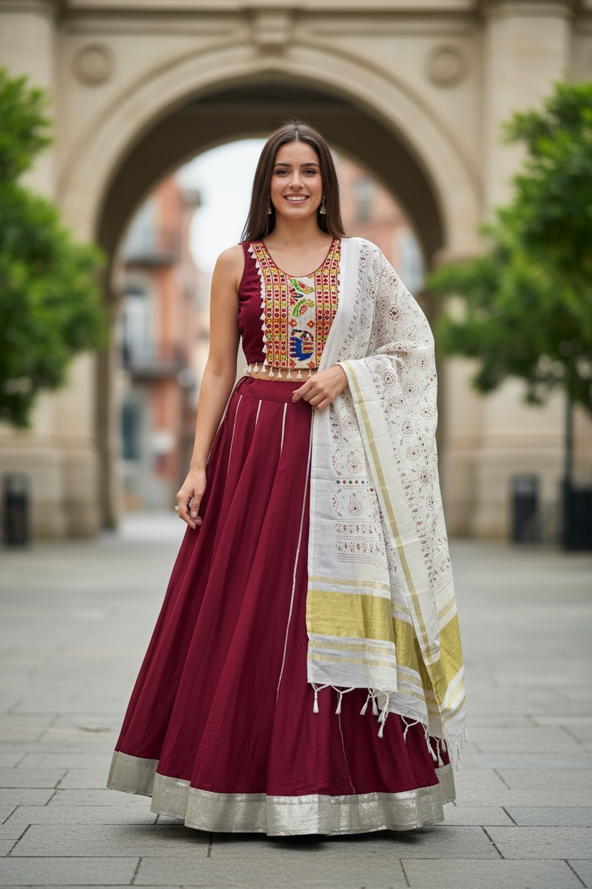 Garba chaniya choli set by Kurti Connection USA