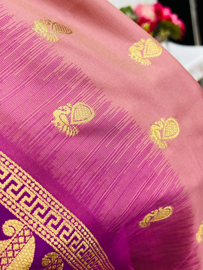 Soft silk saree (vegan silk)