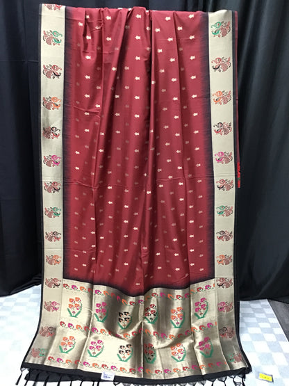 Pure silk saree - Kurti Connection USA