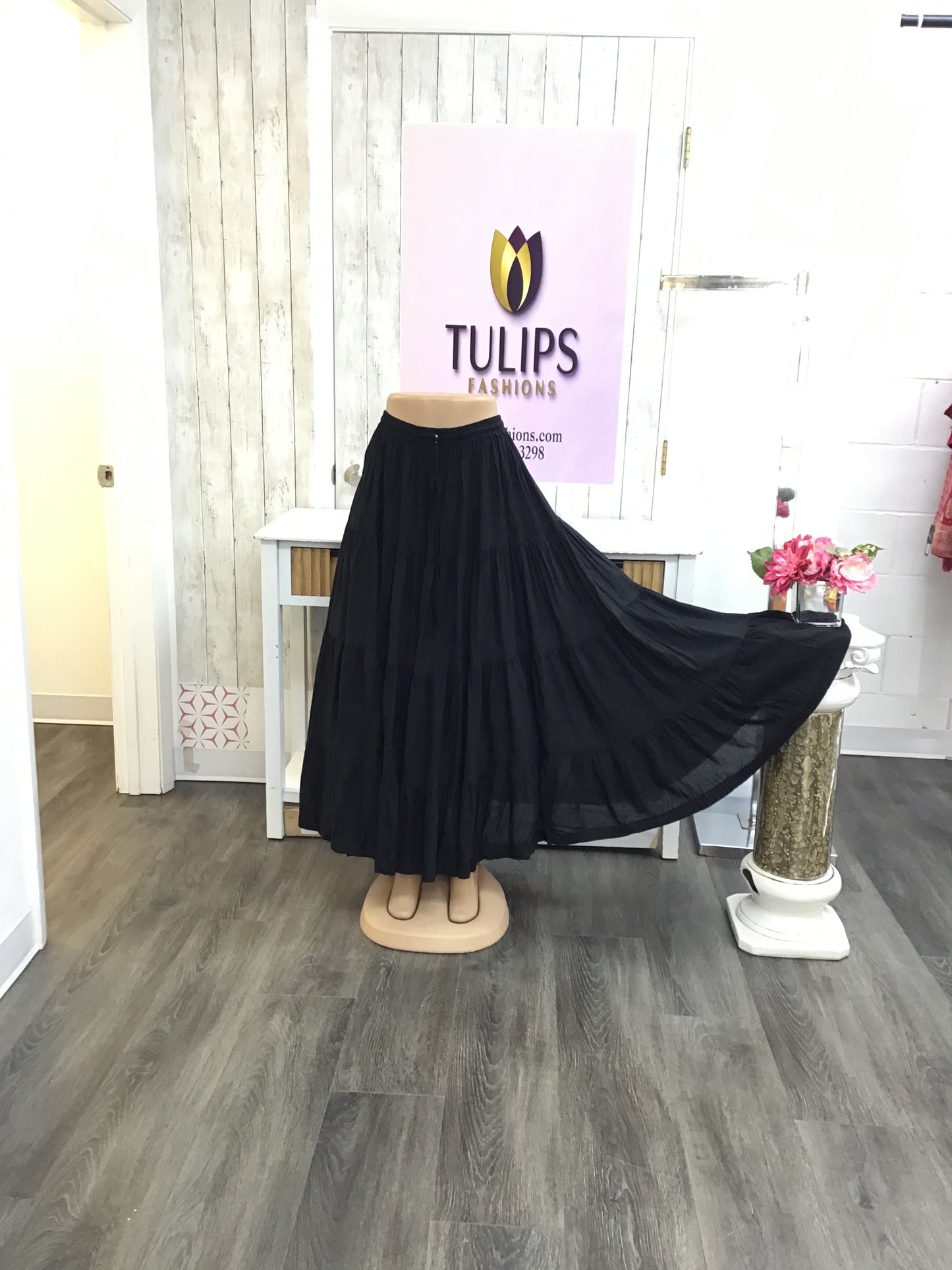 Rayon skirt