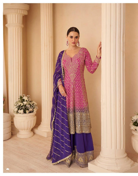 Wedding collection: Sandhya: sharara suits by Kurti Connection USA
