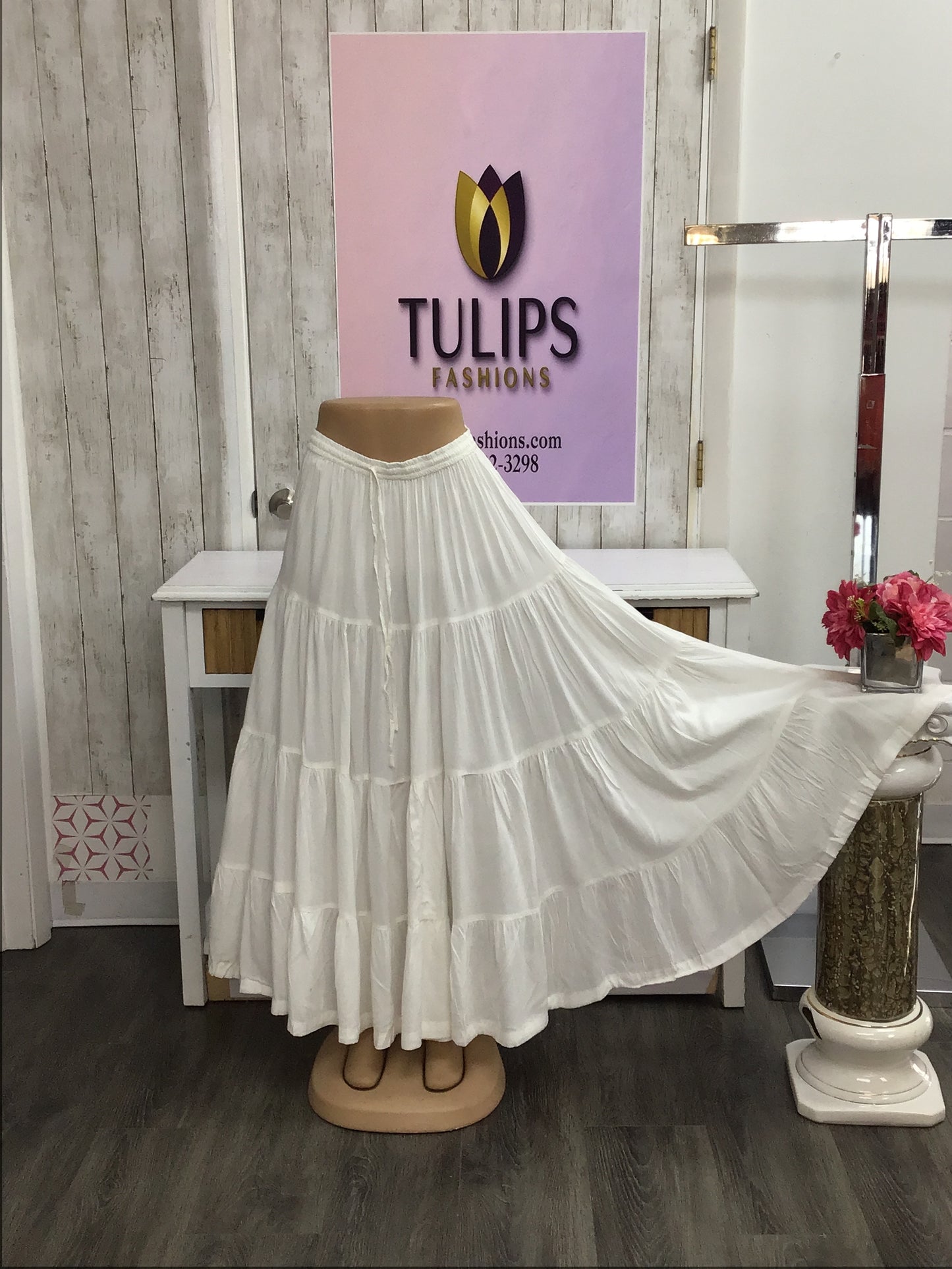 Rayon skirt